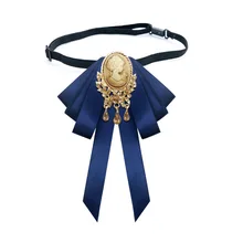 Винтажные красивые галстуки-бабочки с бантиком, Женская Брошь, заколки для галстука-бабочки, Ретро стиль, британский стиль колледжа, Женские аксессуары для воротника, рубашки