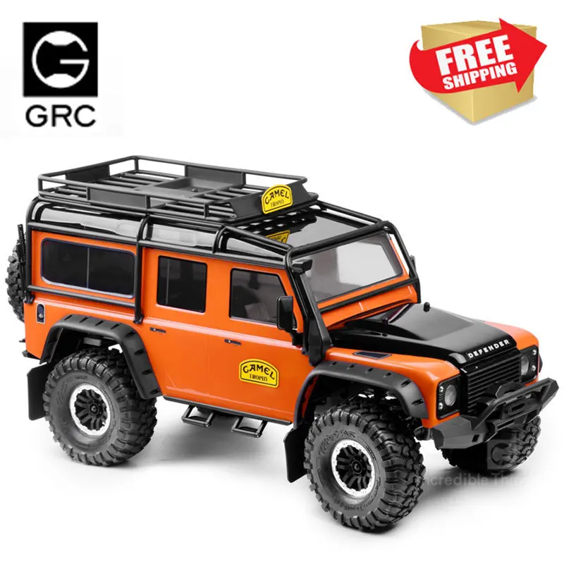 

RC Model car Traxxasrc 1/10 Camel Trophy Metal Land Rover Defender TRX4 Camel logo option upgrade parts