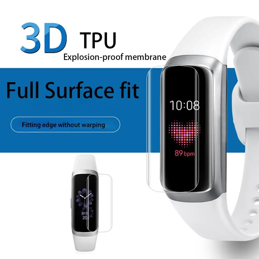 Взрывозащищенная мягкая защитная пленка для экрана из ТПУ Samsung Galaxy Fit прозрачная