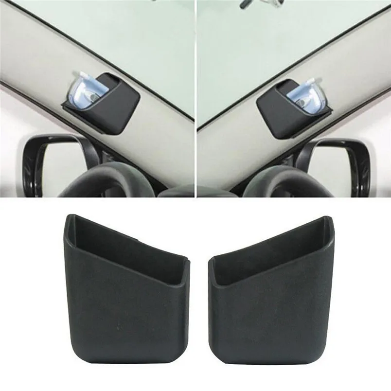 

Auto 2 Pcs Universal Car Auto Accessories Glasses Organizer Storage Box Holder Car-styling Can For cell phone