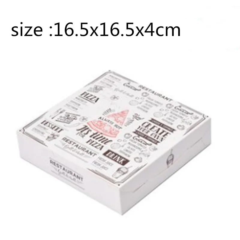 Новая распродажа 5 шт. 16,5x16,5x4 см/23x23x4,5 см Пицца с сыром коробка новая чистая пицца может быть размещена на дисплее стильная благородная упаковочная коробка