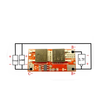 

1S BMS 3.7V 10A Battery Charger Protection Circuit Board Li-ion PCM PCB 18650 Lithium Battery Li-POLYMER POLYMER Charging Module