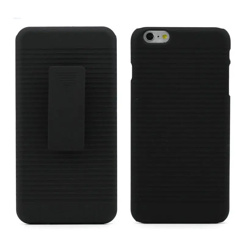 

Mobile Phone Case Hard Plastic Waist Belt Clip Holster Combo Shockproof Protect Case Back Cover For Apple iPhone 6 Plus 5.5''