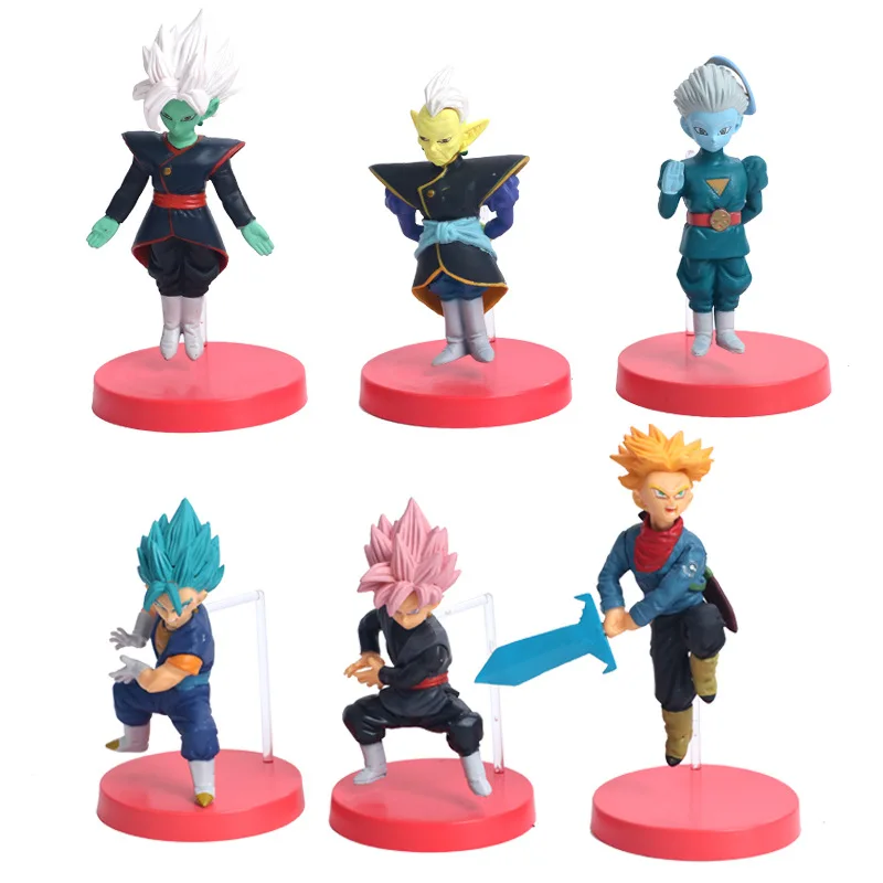 Anime Dragon Ball Z Super Saiyan WCF Goku Black Zamasu Vegeta Trunks