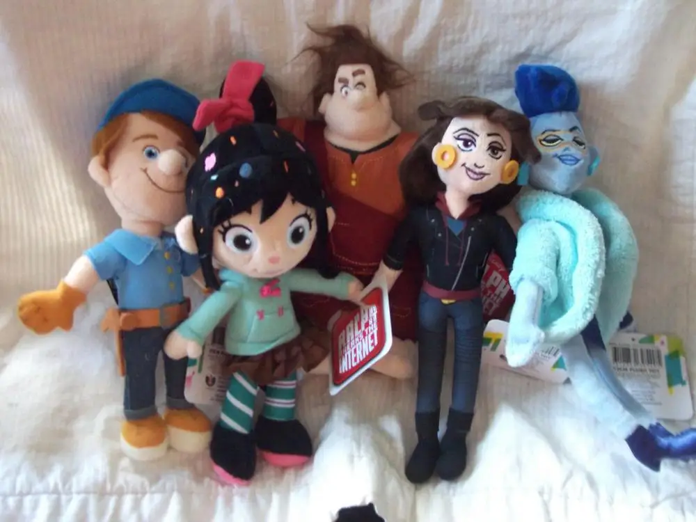 Новое ральф перерывы в Интернете Феликс Vanellope Yesss хвостовик плюшевая