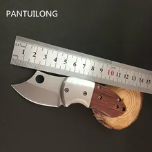 Мини Складной нож лезвия карманный высокая твердость Самозащита лагерь саблей оригинальность деревянная ручка на открытом воздухе оборудование Инструмент Горячий