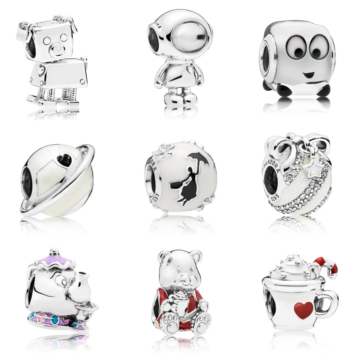 

European Charm Beads for Pandora Style Bracelet Pendant Necklace DIY Jewelry and Bracelet Women's Accessories