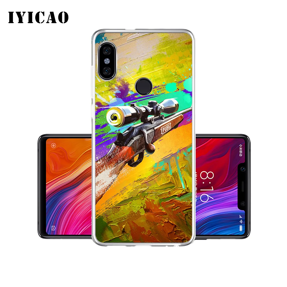 IYICAO PUBG игровой Мягкий силиконовый чехол для телефона Xiaomi Mi 9 8 SE 6 A1 A2 Lite F1 MIX2S MIX3 TPU