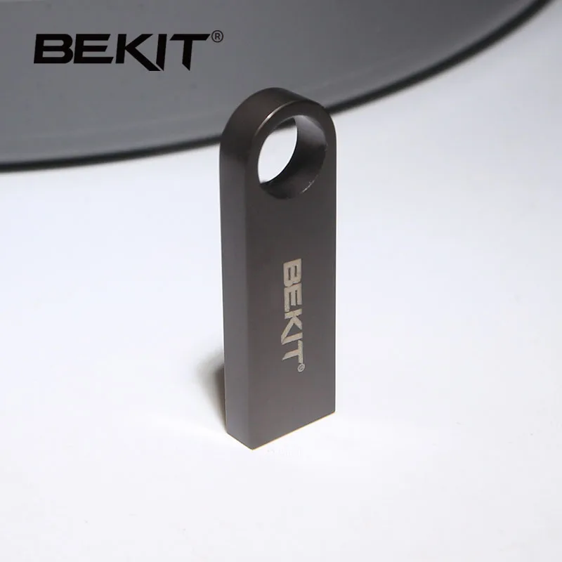 Bekit USB флеш-накопитель 64 ГБ металлическая Флешка высокоскоростная USB флешка 32 ГБ флеш-накопитель реальная емкость 16 ГБ 8 ГБ USB 2,0 флеш-накопитель