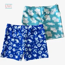 Для маленьких мальчиков доска для плавания Шорты УФ 50+ защита от солнца Кепка(2 шт