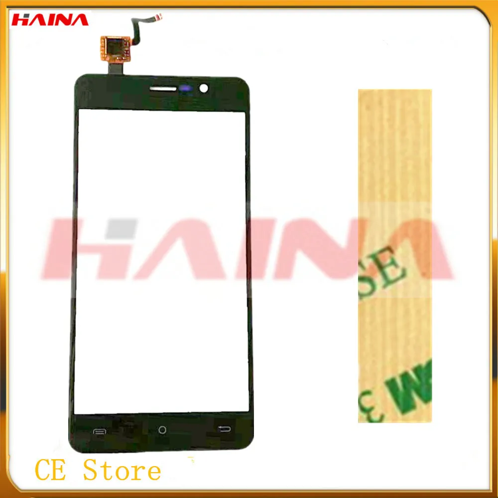 

black color Touch Screen Digitizer For Cubot Z100 P12 touchscreen Cell Phone Panel Sensor Replacement with 3M tape