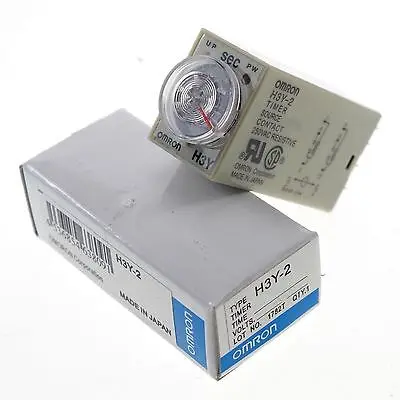 

24VDC 60 Second H3Y-2 Power On Time Delay Relay Solid-State Timer DPDT No Base
