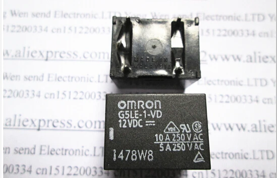 Лидер продаж; Новинка; G5LE-1-VD-12VDC G5LE-1-VD 12VDC G5LE 12V DC12V 10A tianbo DIP4 реле