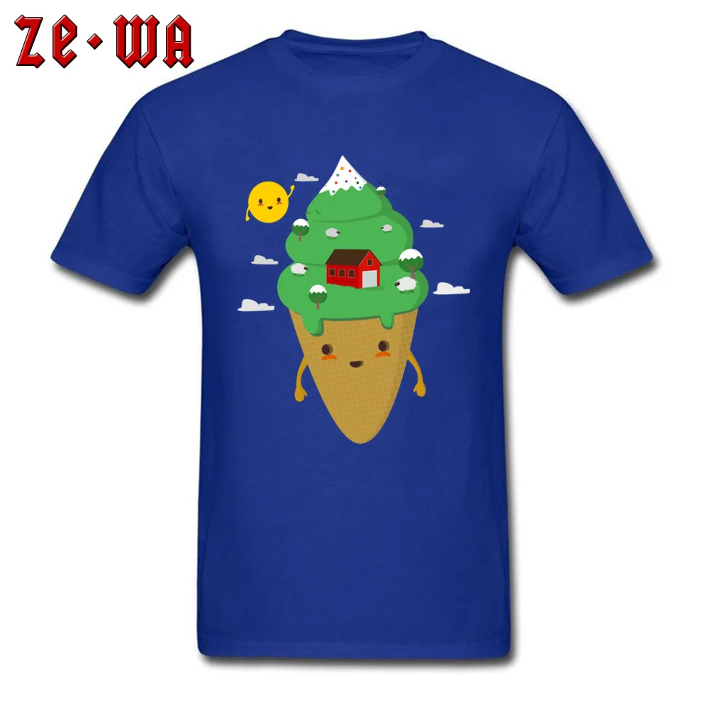 Candy Farm is super cute Prevailing Short Sleeve Birthday T Shirts 100% Cotton O-Neck Men's Tees Casual Tops T Shirt Summer Candy Farm is super cute blue
