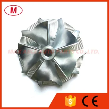 

RHF55 52.00/67.00mm 5+5 blades Forward Turbocharger Turbo Billet Compressor wheel/Aluminum 2618/Turbo Milling compressor wheel