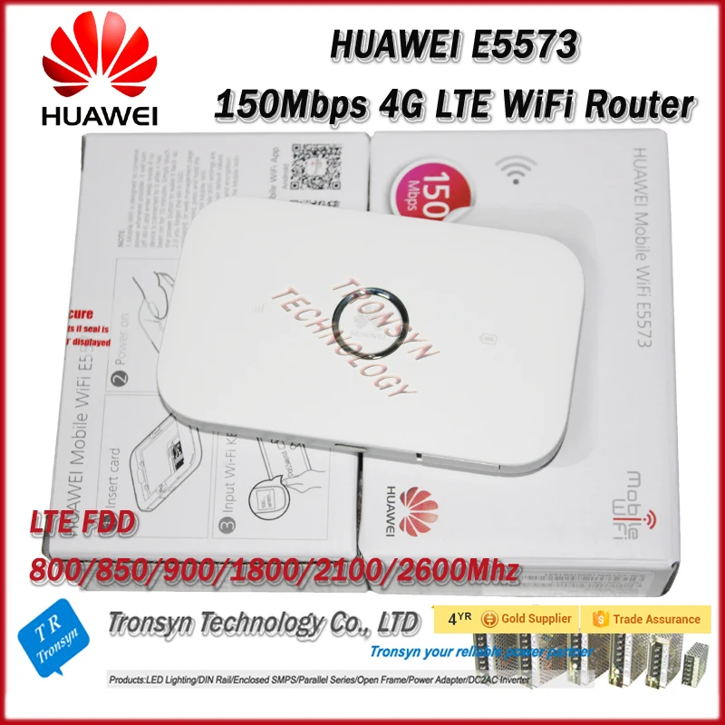 Фирменная новинка оригинальный Разблокировать LTE FDD 150 Мбит/с Huawei e5573 4G маршрутизатор с слот для сим карты и 4G wi fi