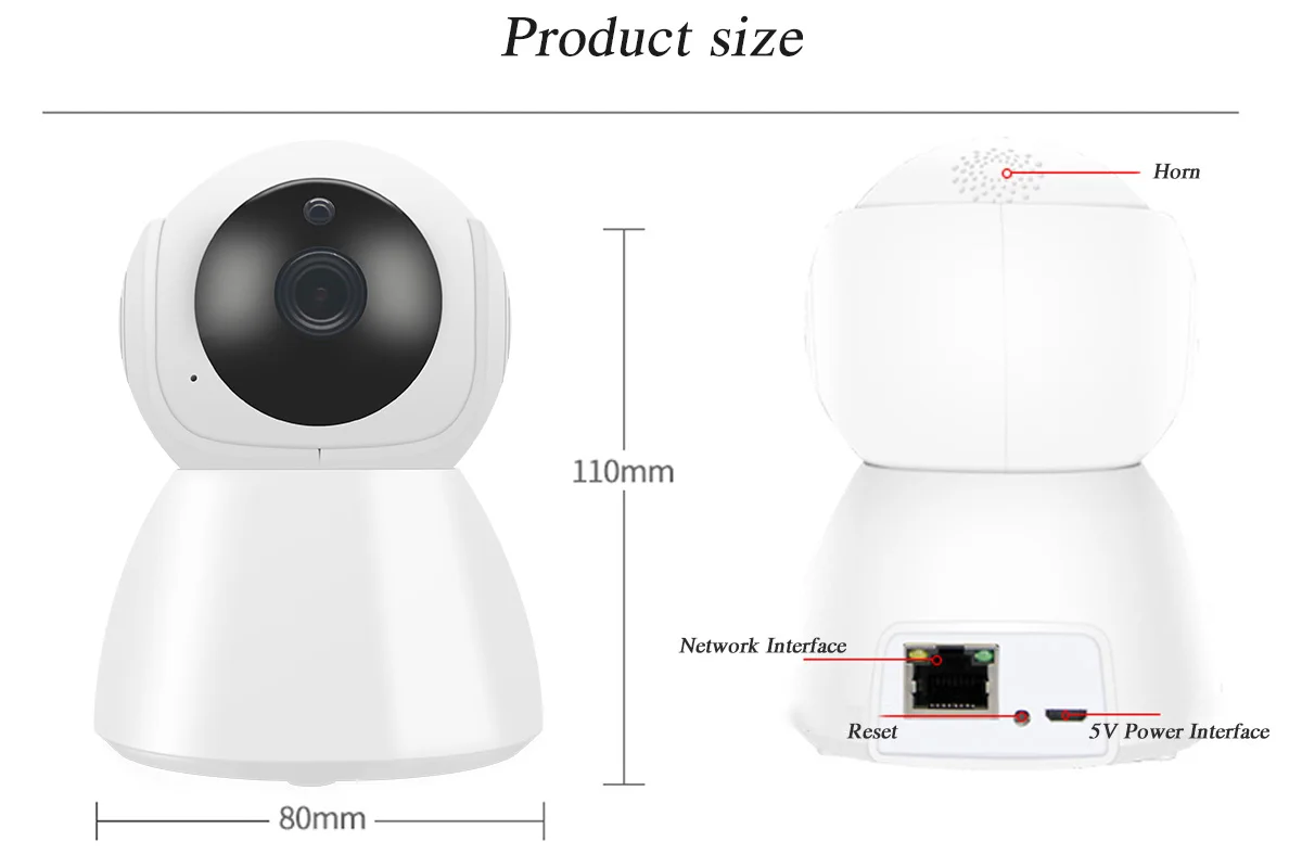 HD 1080 P Домашняя безопасность беспроводная ip-камера Мини Wifi ночное видение сеть камер видеонаблюдения двухстороннее аудио монитор для детей смарт-трек