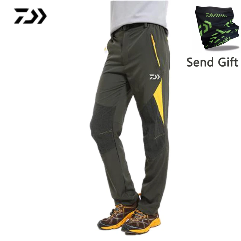 

Professional Men Summer DAIWA New Quick Dry Sport Pants Outdoor Trousers Anti-static Anti-UV Windproof Breathable trouser