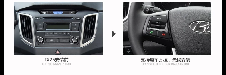 Perfect 10.4" tesla style vertical screen android 8.1 Six core Car GPS radio Navigation for Hyundai ix25 Creta Cantus 2014-2019 0