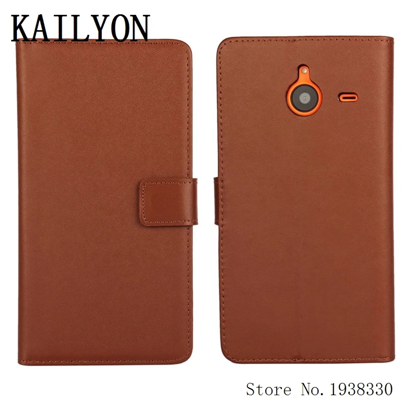 KAILYON популярный чехол из натуральной кожи для Nokia microsoft Lumia 640 XL 640XL LTE Dual SIM флип бумажник чехол для задней панели сотового телефона защита S