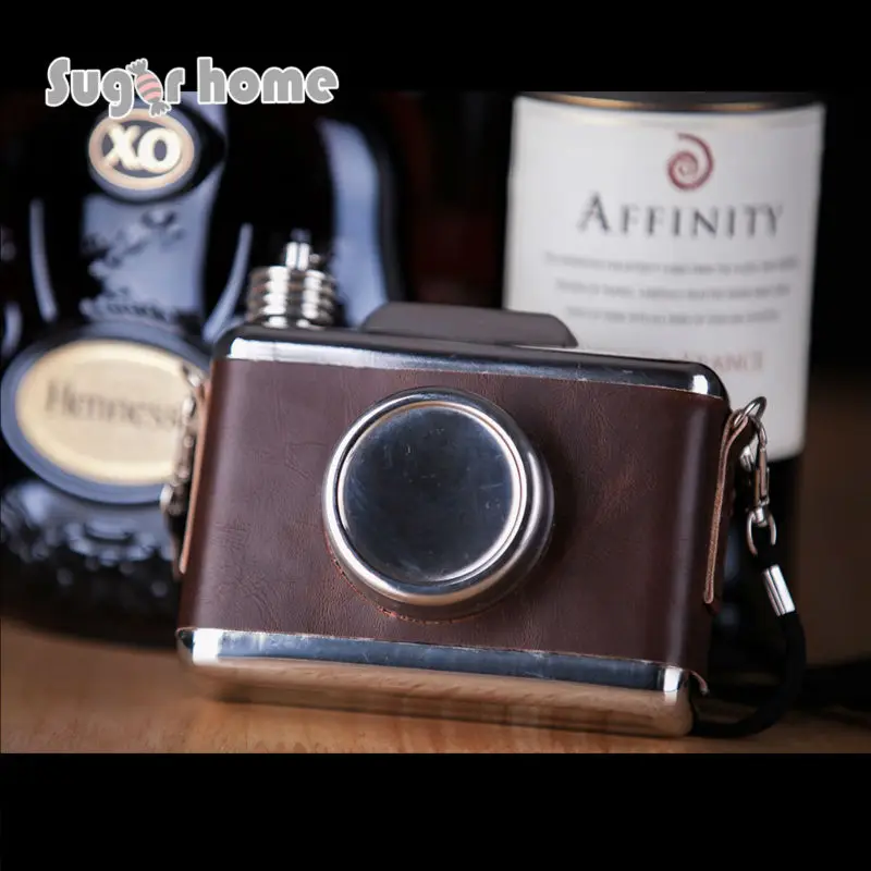 

Mealivos camera shape 11 oz Food safe Stainless Steel Hip Flask Flask for Alcohol Bottle vodka Whiskey bottle groomsmen gifts