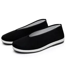 Брюс Ли Мужская обувь крыла Chun Ретро черный китайский кунг-фу боевое искусство тренировки обуви для Tai Chi ушу Спорт Фитнес Обучение