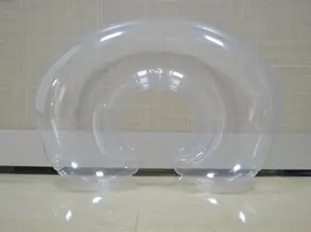 

PVC Inflatable U-shaped pillow / Swim lunch break tool head Mannequin hat Transparent pillow Travel pillow Auto Accessories A119