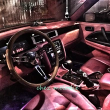 High mirrow chromed spoke 15 inch 38cm universal vintage classic wood bus racing car steering wheel