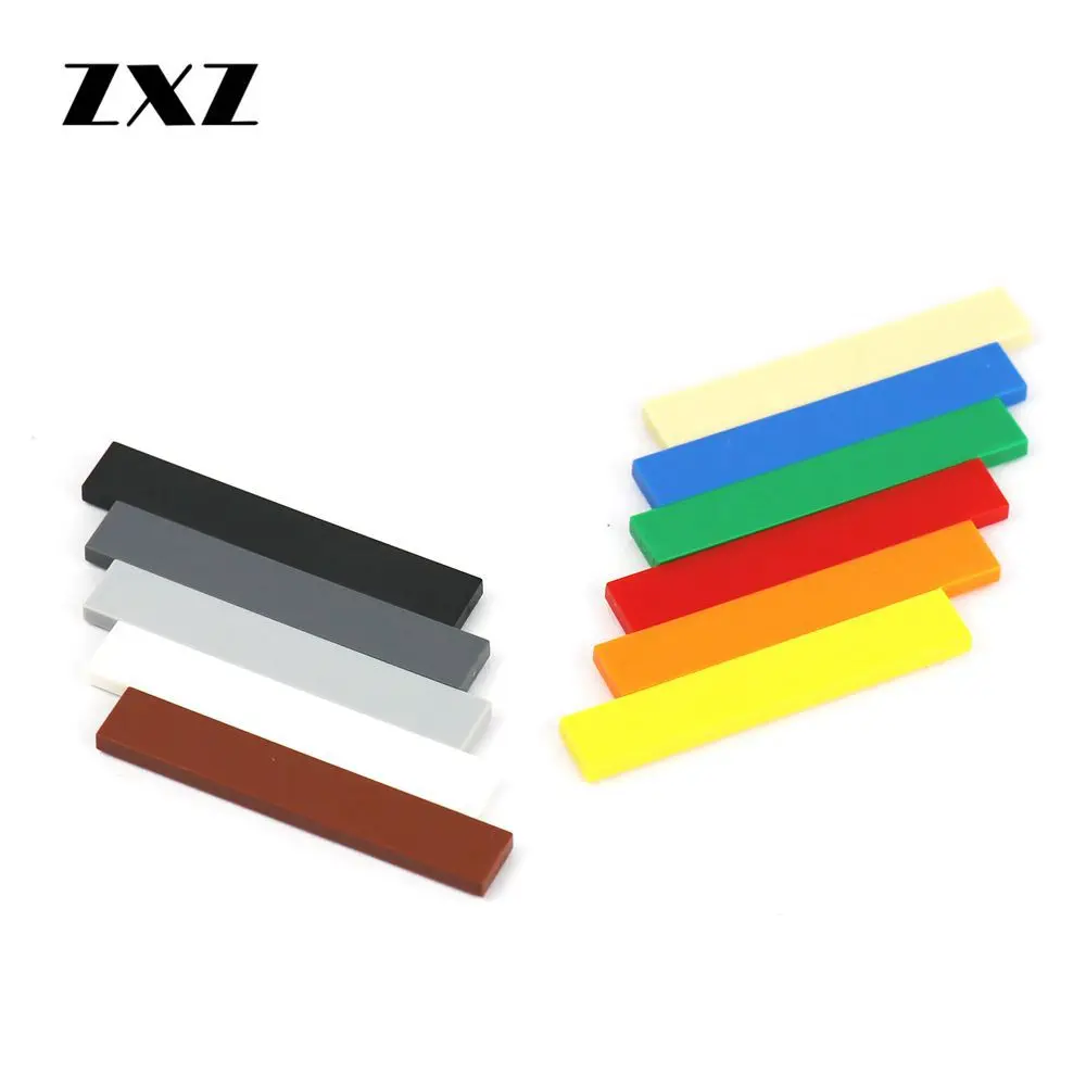 

50PCS MOC Bricks Flat Tiles 1 x 6 Model Building Blocks DIY Educational Creative Toys Compatible with Legoes 6636 Tile wholesale