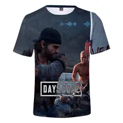 Из популярной игры Days Gone 3D футболка Для мужчин/Дамская Мода Harajuku короткий рукав Объёмный рисунок (3D-принт) летними днями ушел Для