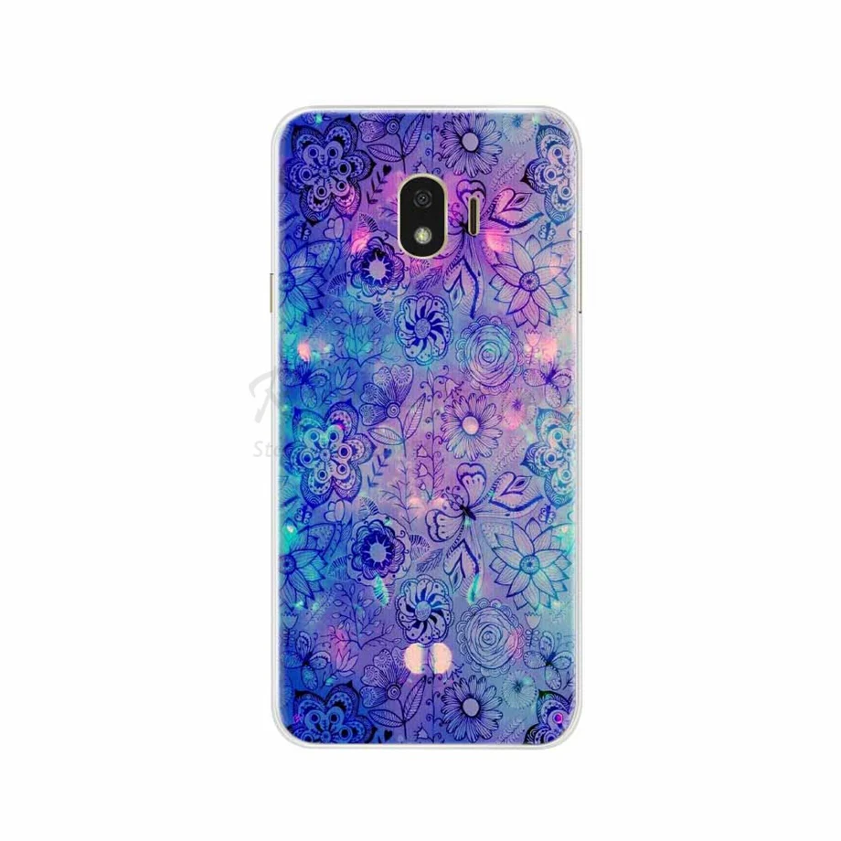 Цветок из мягкого силикона с рисунком термополиуретановые Чехлы для Coque samsung Galaxy A3 A5 A8 A6 J3 J5 J7 J4 J6 чехол для телефона Funda