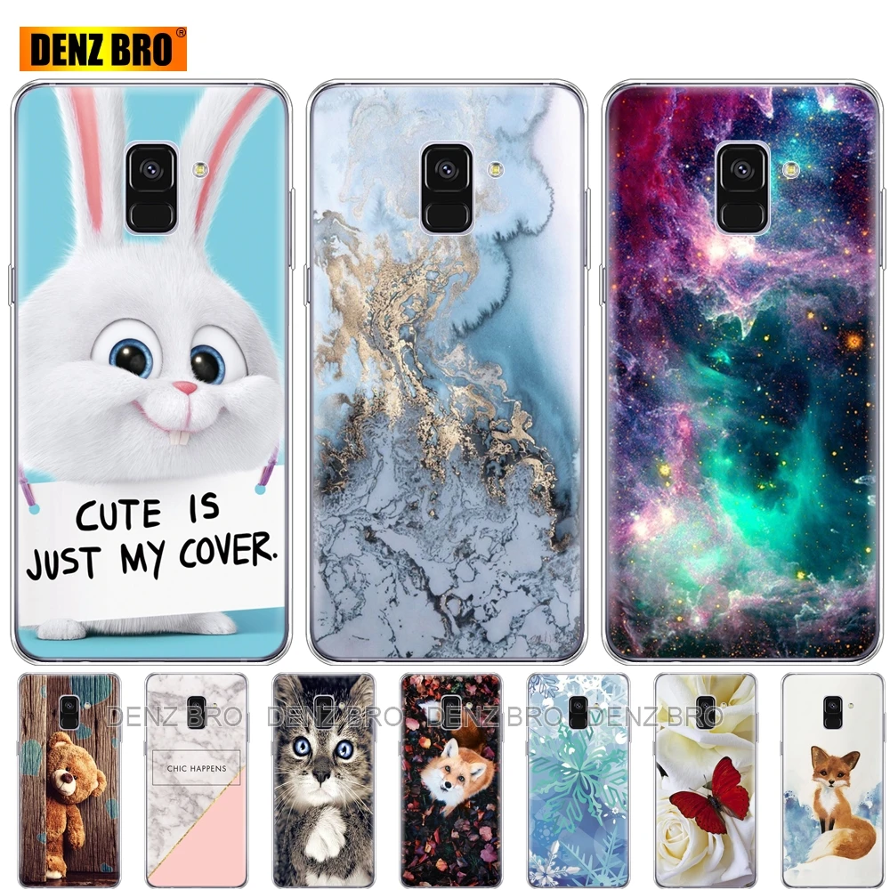 

soft Silicone Case For Samsung Galaxy A8 2018 A530 A530F silicon Cover For Samsung A8 Plus 2018 A730 A730F Clear Cases