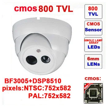 

Free shipping infrared ccd other 800tvl cctv camera dome with ir-cut single lamp array indoor security demo