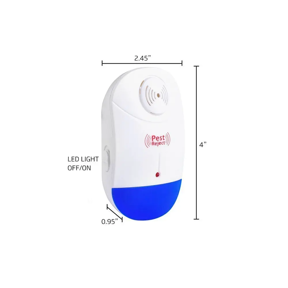 4 Pack/Set ЕС Plug ультразвуковой электронный репеллент вредителей Мышь ошибки