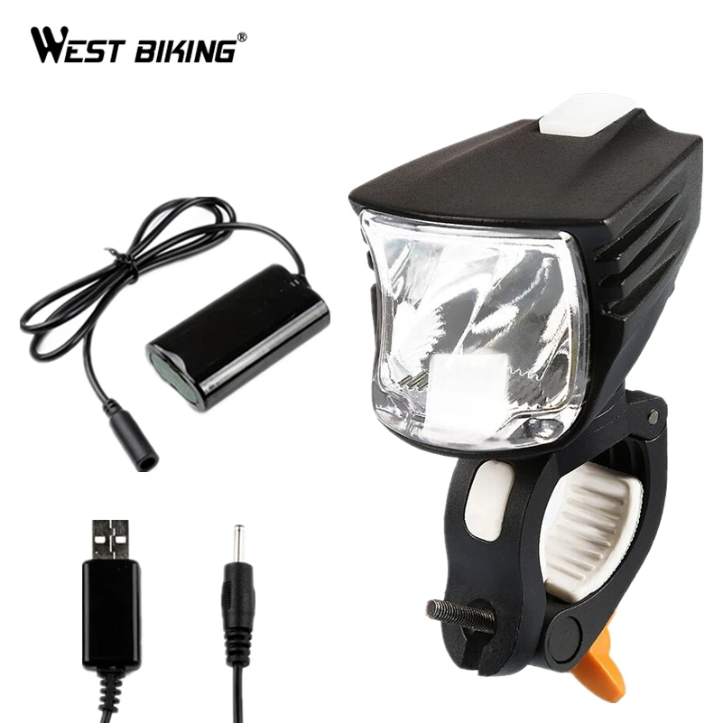 Buy WEST BIKING Bicycle Lights Cycling Front Torch With 5200mAh Li ion Battery