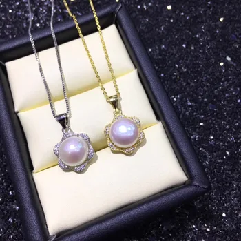 

Beautiful Lady Fashion Charm Pearl Pendant Mounts, Pendant Findings, Pendant Settings Jewelry Parts Fittings Wedding Accessories