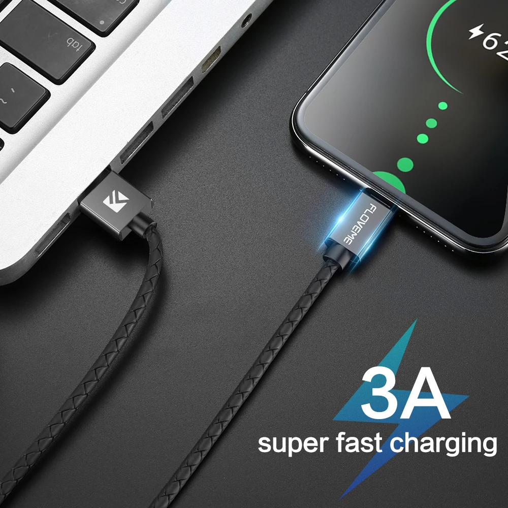 Магнитный кабель 3A Micro USB type C кабель для iPhone 1 M Быстрая зарядка USB C магнитное зарядное устройство для телефона t Furr samsung Xiaomi Cabo