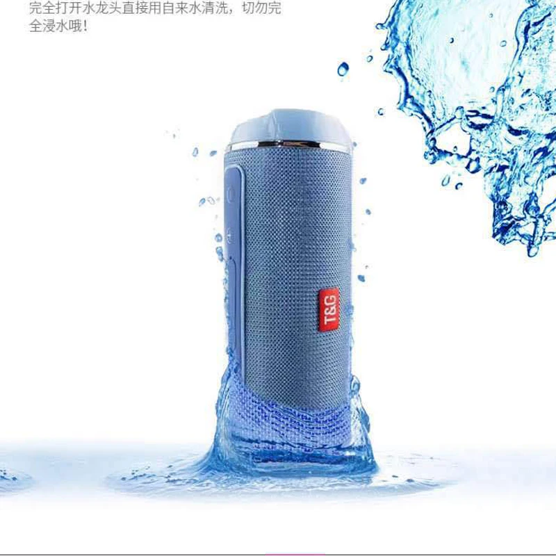 Kopen Mode draagbare draadloze Bluetooth speaker, dubbele luidspreker, bass effect stereo, outdoor speaker FM, radio, bluetooth audio.