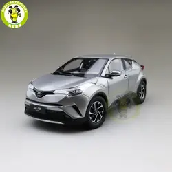 1/18 Toyota IZOA литье под давлением модель автомобиля SUV игрушки Дети Подарки для мальчиков и девочек серебро