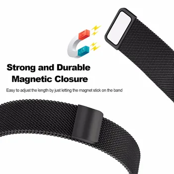 

20mm Milanese loop For Samsung galaxy watch 42mm Gear sport S2 Classic Band stainless steel bracelet band For huami amazfit bip