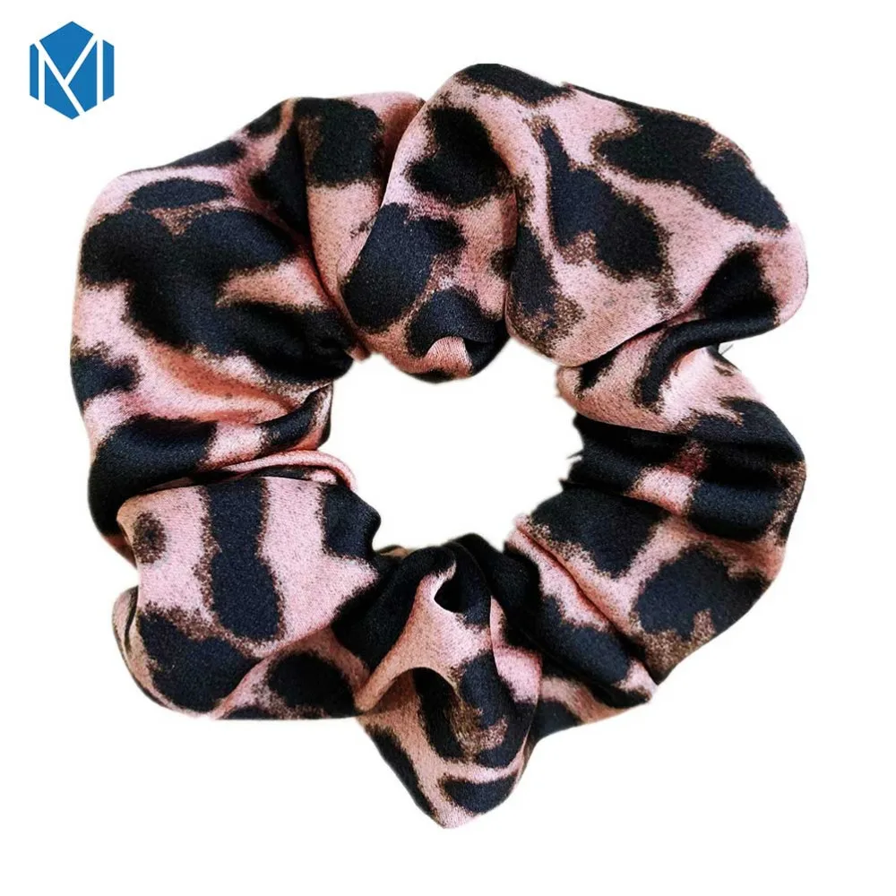M MISM винтажные леопардовые эластичные резинки для волос для женщин элегантные Modis аксессуары для волос для девочек с рисунком зебры шелковые резинки для волос
