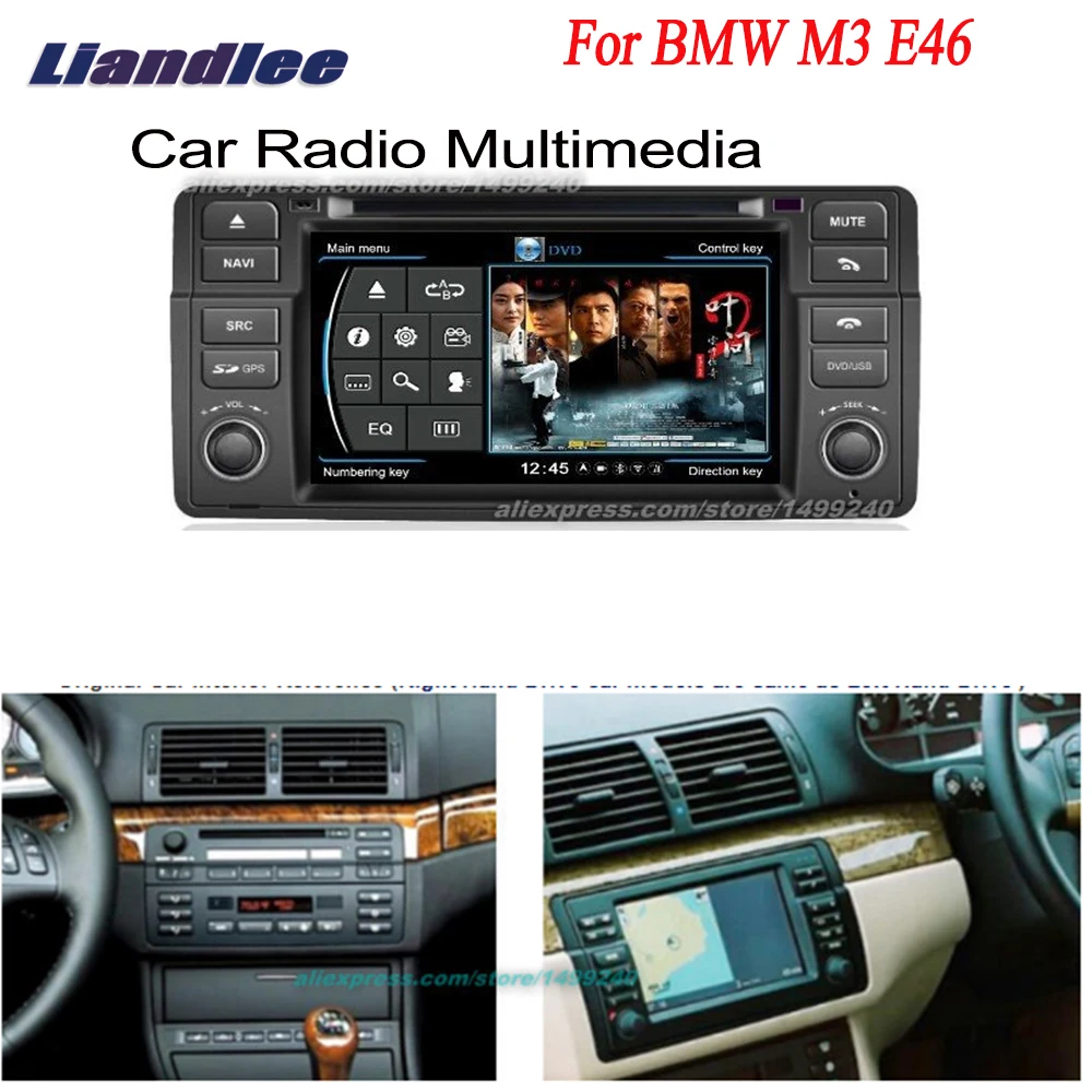 通販卸し売り Liandlee Bmw M3 E46 01 06 車の Gps ナビゲーションシステム ラジオテレビ Dvd Ipod Bt 3 グラム Wifi Hd 画面マルチメディアシステム 国内最安値 Kingscages Com