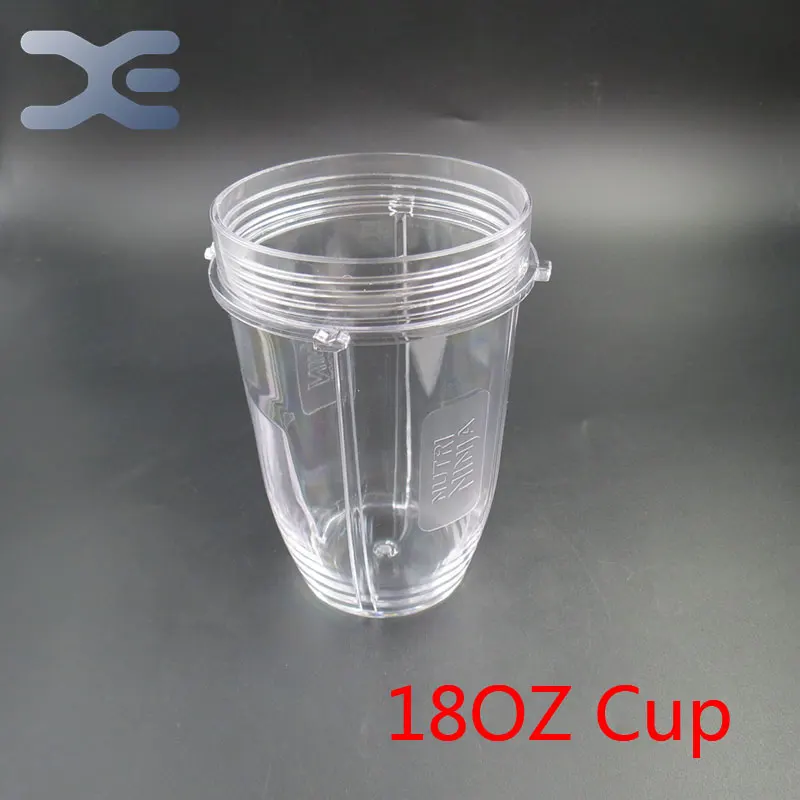 

2Per Lot 18OZ Clear Replacement Mug Cup For Nutri Ninja Blender Juicer Replacement 1000W Auto Blender Spare Parts