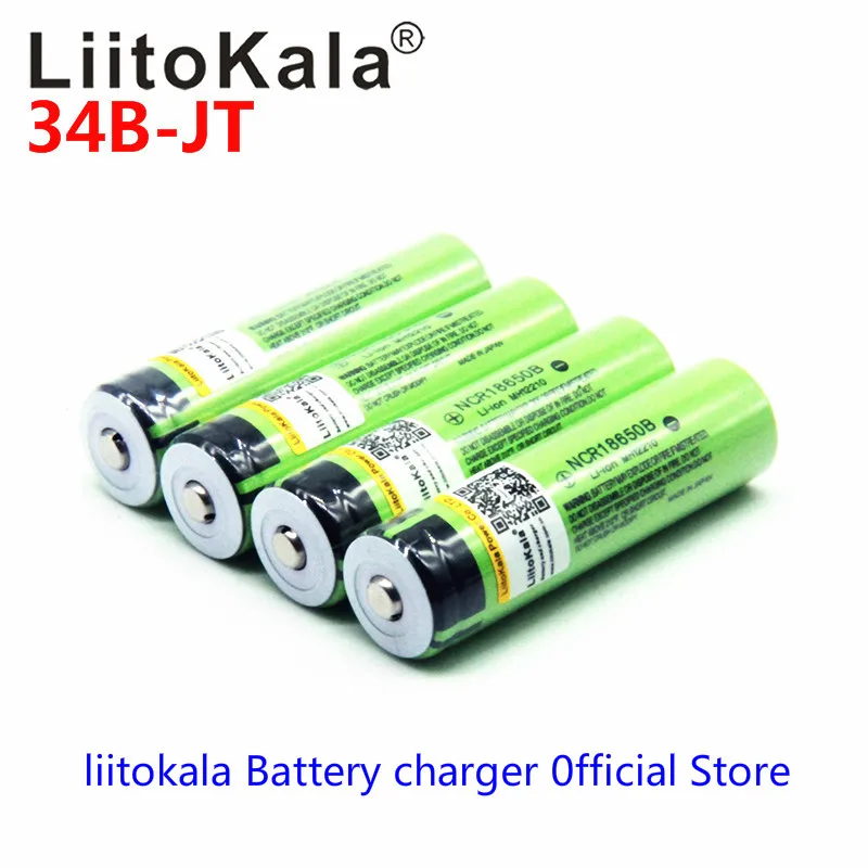 liitokala 18650 3400 мАч NCR18650B 3000 3400 литий-ионный аккумулятор для фонарика dewalt батарея