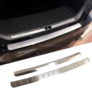 

Stainless Accessories Exterior Inner & Outer Rear Bumper Plate Cover Trim 2pcs Fit for Toyota Camry XV70 2018 2019