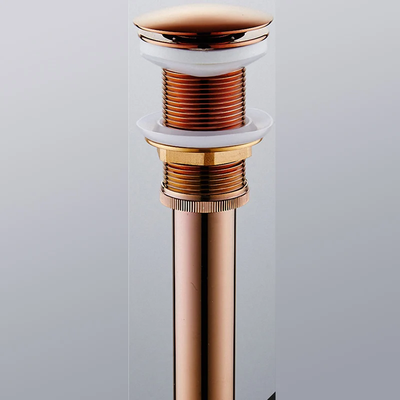 Pop-up-Drain-for-Bathroom-Sink-Vessel-Vanity-Rose-Gold-Solid-Brass-Assembly-Replacement-Kits-Stopper
