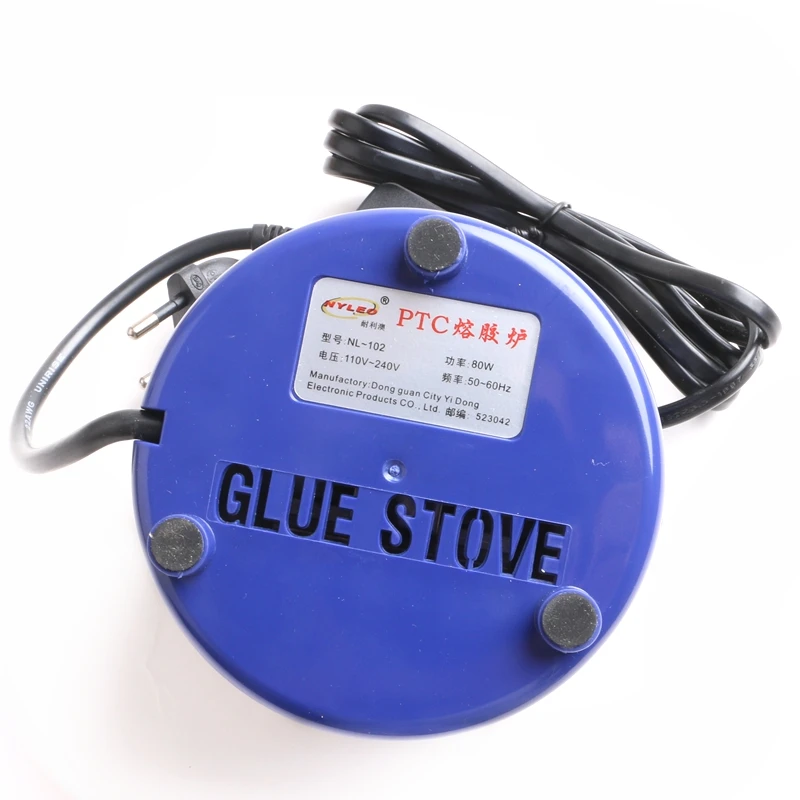 Adjustable Temperature Hot Melt Glue Pot Glue Stove for Melting Grains Heated Up Bowl for Keratin Granule 1 Piece