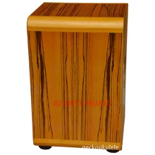 Afanti font b Music b font Zbrawood Tiger Grain Maple Natural Cajon font b Drum b