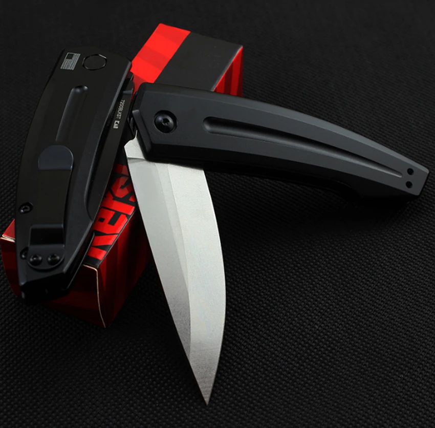 

High quality 7200 Folding Knife D2 Blade all Aluminum handle Outdoor Camping Hunting Hunting Survival Knife EDC Hand Tools