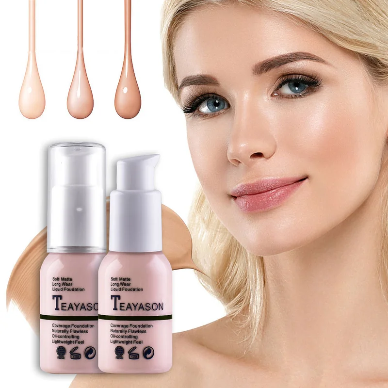 

Foundation Concealer Waterproof BB Cream Makeup Foundation Nude Makeup Moisturizing Lasting Non-dressing Make Up Cosmetic TSLM1